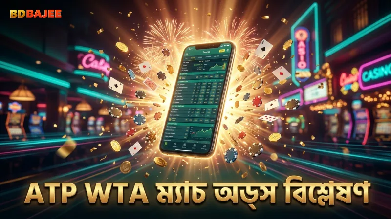 ATP ও WTA ম্যাচের অডস বিশ্লেষণ করে ঝুঁকি কমানো সম্ভব।